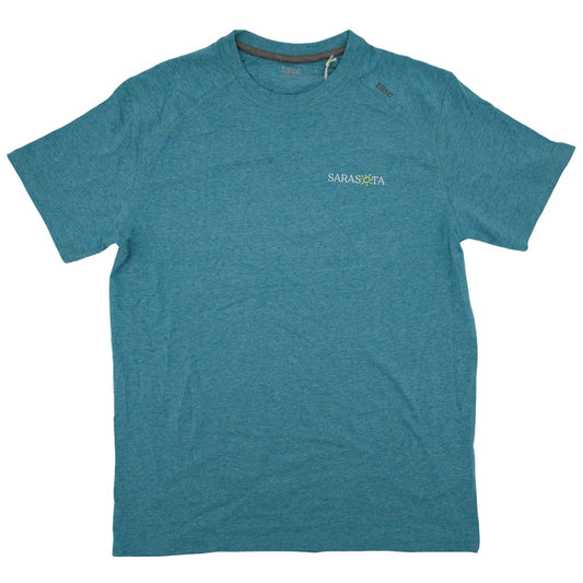 Sarasota Style x TASC Performance Tee Short Sleeve T-Shirt in Teal - Sarasota Florida | Sarasota Store