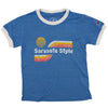 Sarasota Style Tee Light Short Sleeve T-Shirt in Blue - Sarasota Florida | Sarasota Store