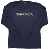 Sarasota Style Tee Long Sleeve T-Shirt in Navy - Sarasota Florida | Sarasota Store