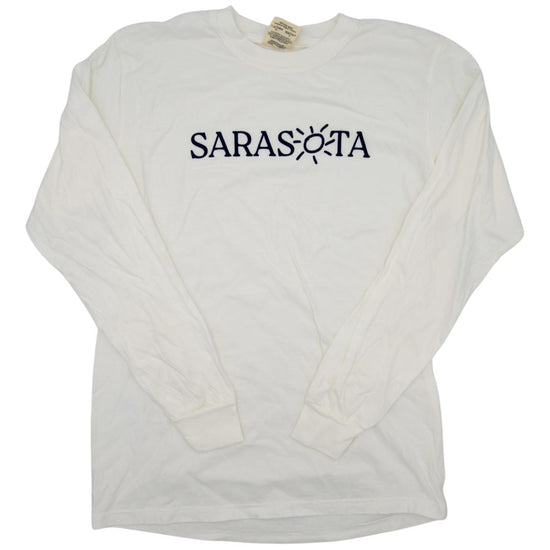 Sarasota Style Tee Long Sleeve T-Shirt in White - Sarasota Florida | Sarasota Store