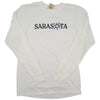 Sarasota Style Tee Long Sleeve T-Shirt in White - Sarasota Florida | Sarasota Store
