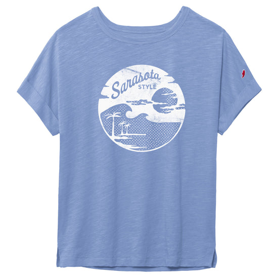Sarasota Style Tee Short Sleeve T-Shirt in Blue - Sarasota Florida | Sarasota Store