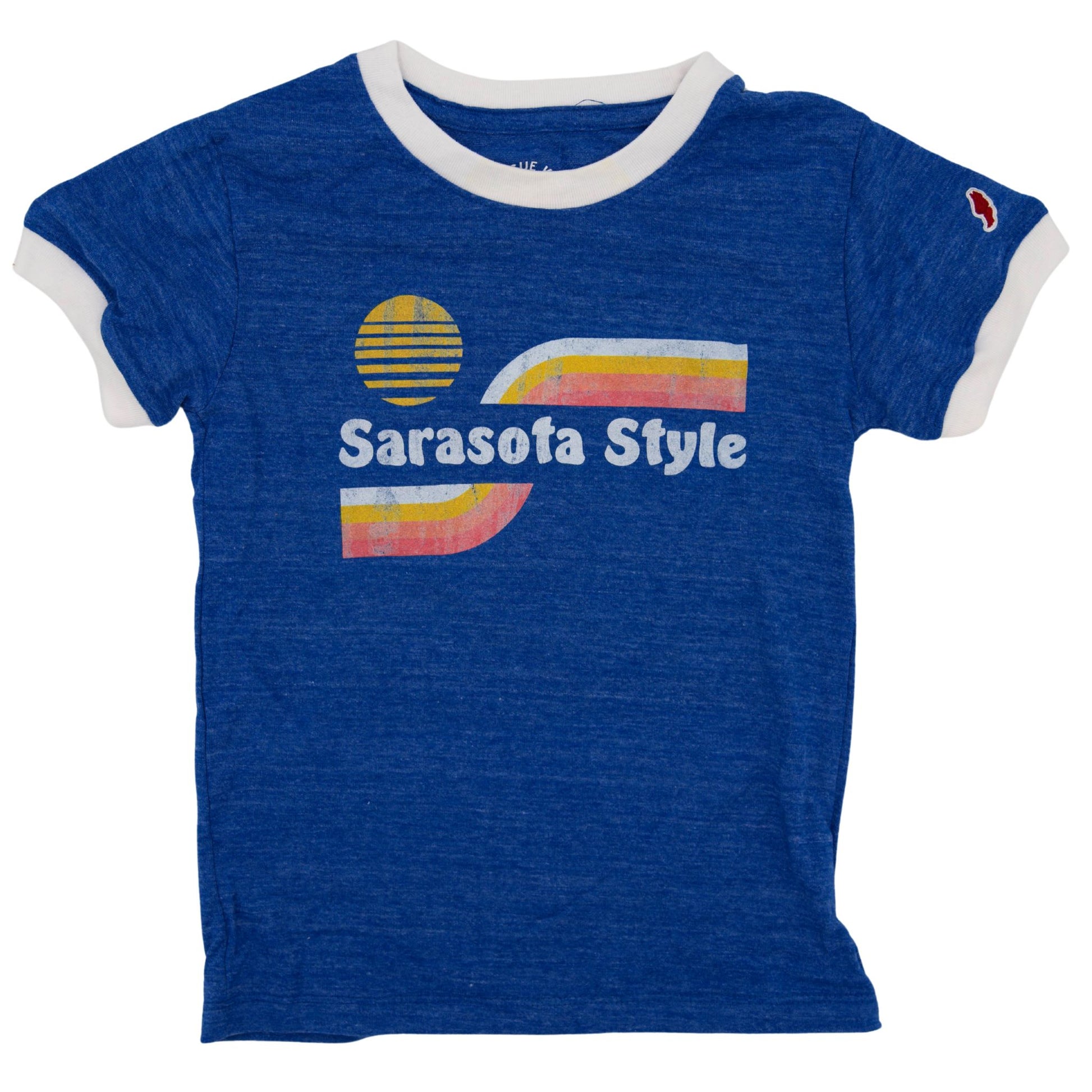 Sarasota Style Tee Short Sleeve T-Shirt in Blue - Sarasota Florida | Sarasota Store