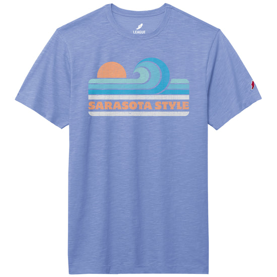 Sarasota Style Tee Short Sleeve T-Shirt in Blue - Sarasota Florida | Sarasota Store