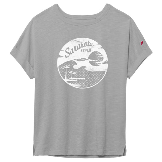 Sarasota Style Tee Short Sleeve T-Shirt in Gray - Sarasota Florida | Sarasota Store