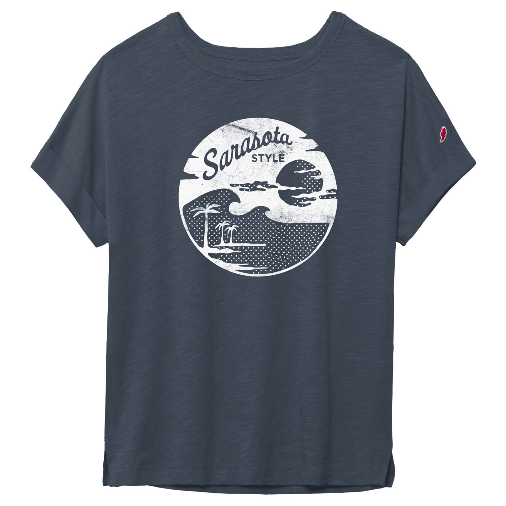 Sarasota Style Tee Short Sleeve T-Shirt in Navy - Sarasota Florida | Sarasota Store