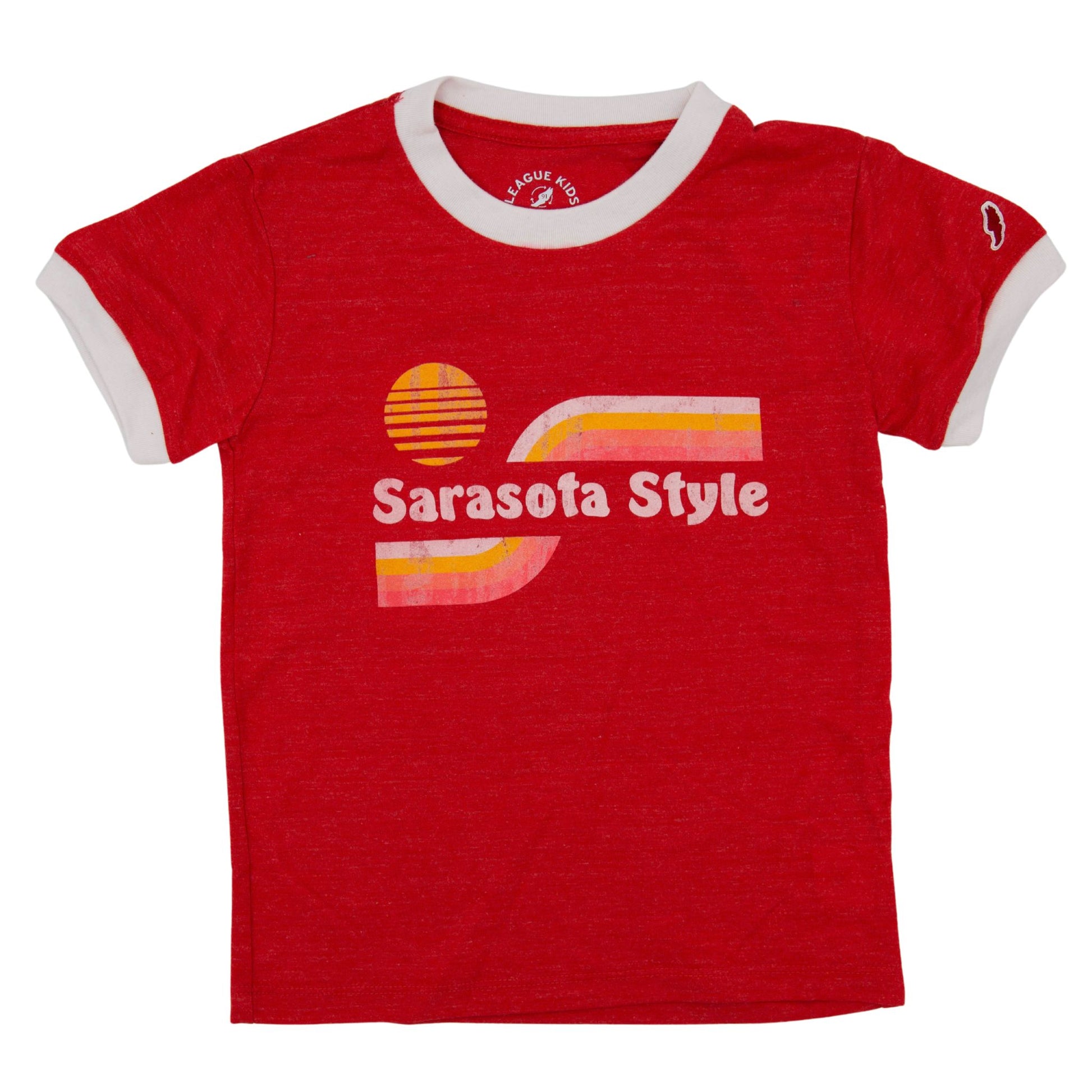 Sarasota Style Tee Short Sleeve T-Shirt in Red - Sarasota Florida | Sarasota Store