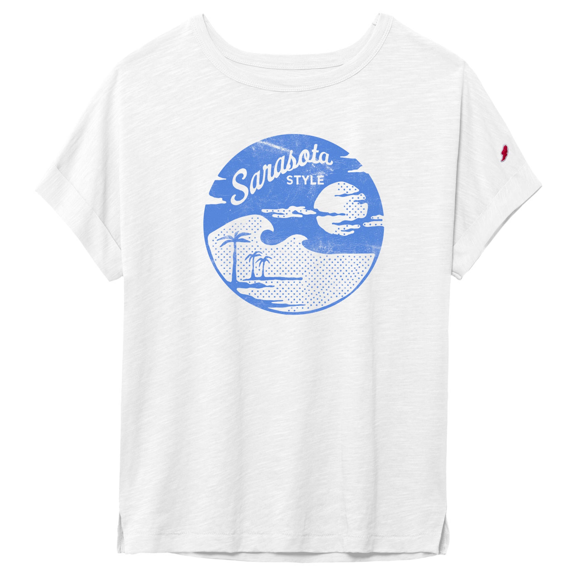 Sarasota Style Tee Short Sleeve T-Shirt in White - Sarasota Florida | Sarasota Store