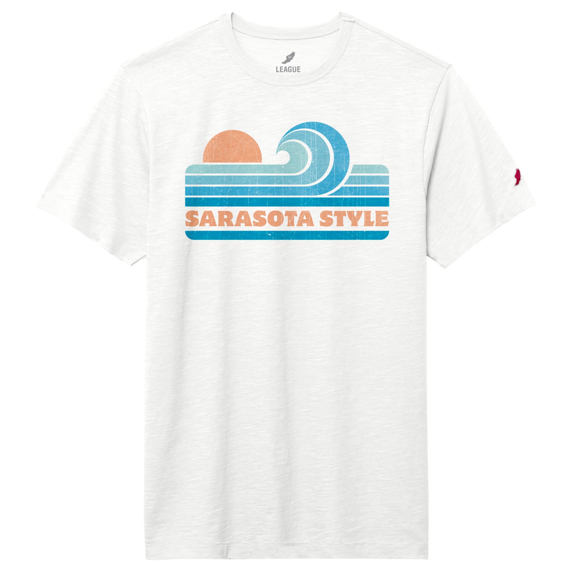 Sarasota Style Tee Short Sleeve T-Shirt in White - Sarasota Florida | Sarasota Store