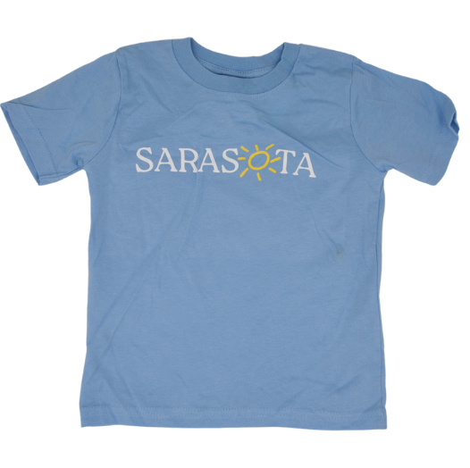 Sarasota Style Toddle Light Short Sleeve T-Shirt in Blue - Sarasota Florida | Sarasota Store