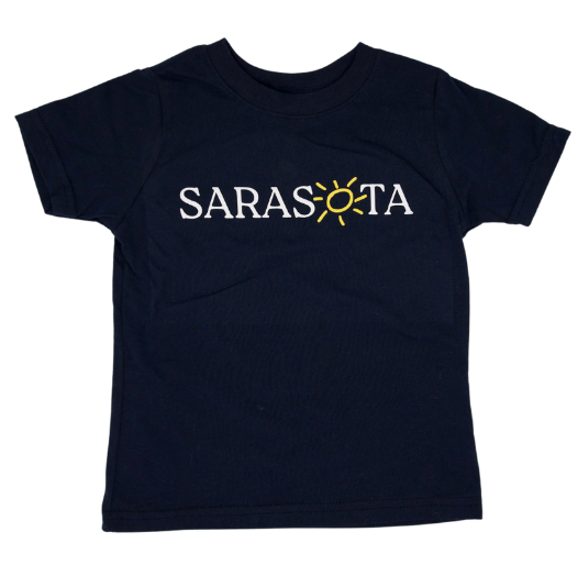 Sarasota Style Toddle Short Sleeve T-Shirt in Navy - Sarasota Florida | Sarasota Store