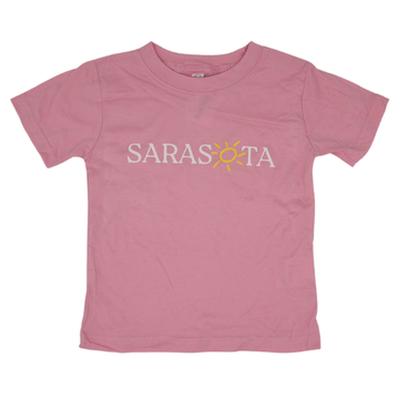 Sarasota Style Toddle Short Sleeve T-Shirt in Pink - Sarasota Florida | Sarasota Store