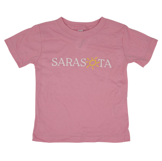 Sarasota Style Toddle Short Sleeve T-Shirt in Pink - Sarasota Florida | Sarasota Store