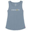Sarasota Style Trapeze Tank Top in Blue - Sarasota Florida | Sarasota Store