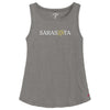 Sarasota Style Trapeze Tank Top in Gray - Sarasota Florida | Sarasota Store