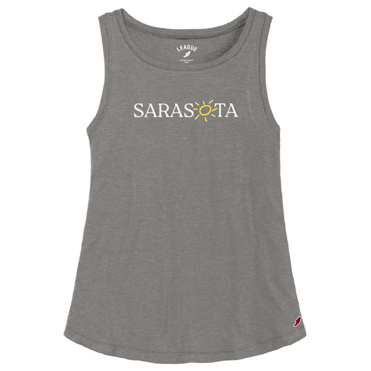 Sarasota Style Trapeze Tank Top in Gray - Sarasota Florida | Sarasota Store