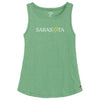 Sarasota Style Trapeze Tank Top in Green - Sarasota Florida | Sarasota Store
