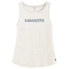 Sarasota Style Trapeze Tank Top in White - Sarasota Florida | Sarasota Store