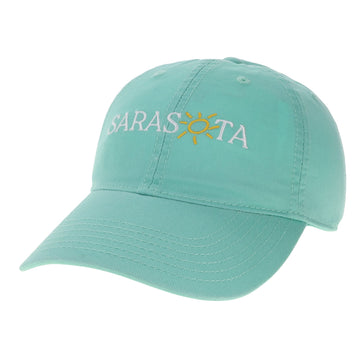Sarasota Style Twill Cap in Teal - Sarasota Florida | Sarasota Store