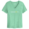 Sarasota Style V-Neck T-Shirt in Green - Sarasota Florida | Sarasota Store