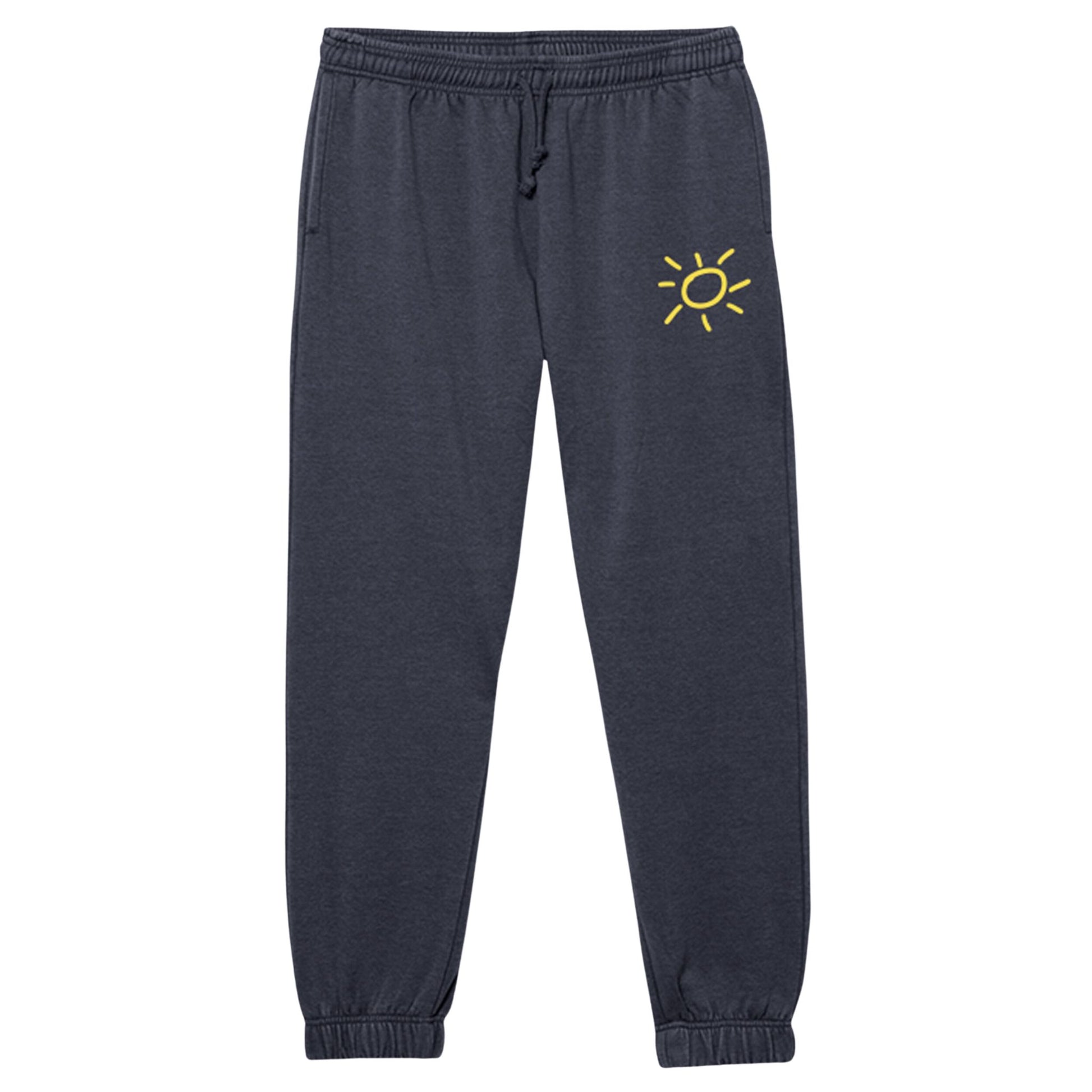 Sarasota Style Weathered Fleece Joggers in Navy - Sarasota Florida | Sarasota Store