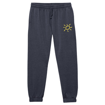 Sarasota Style Weathered Fleece Joggers in Navy - Sarasota Florida | Sarasota Store
