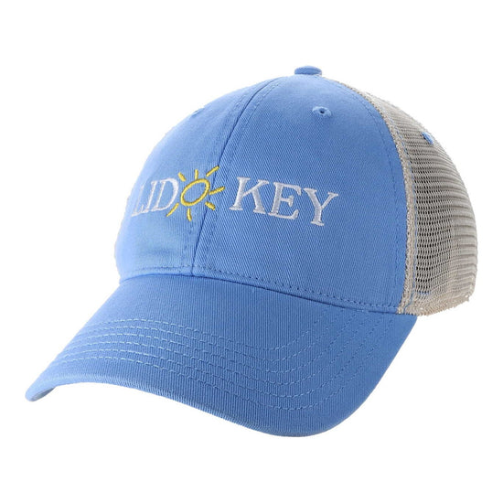 Lido Key Cap Trucker Power Blue | Sarasota Store