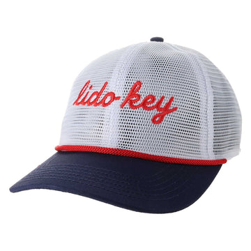 Lido Key Cap Meshy White | Sarasota Store